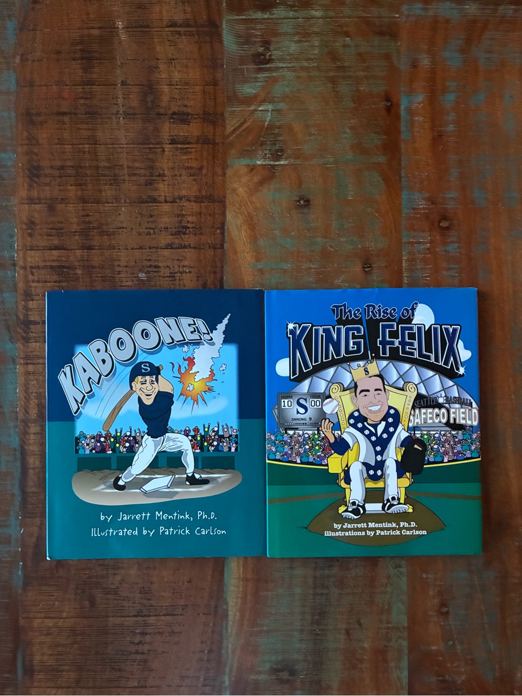 Mariners Baseball Player Themed Childrens Books Two Hardcover Books